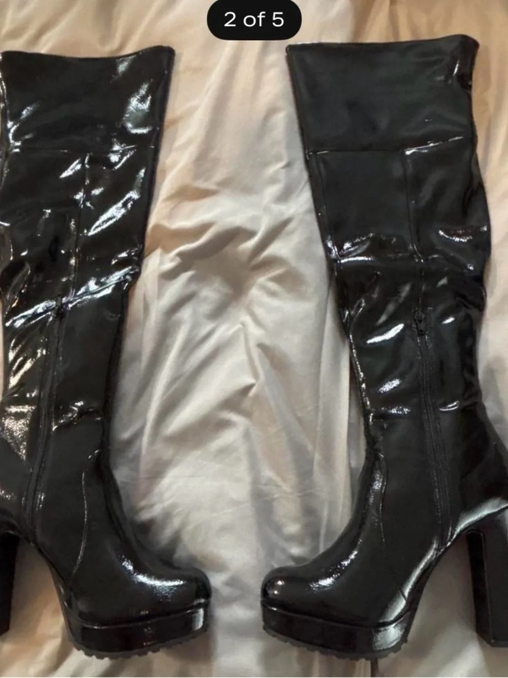 Thalia Sodi Black Over-the-Knee Boots – Women's Size 9.5 – Brand New in Box
